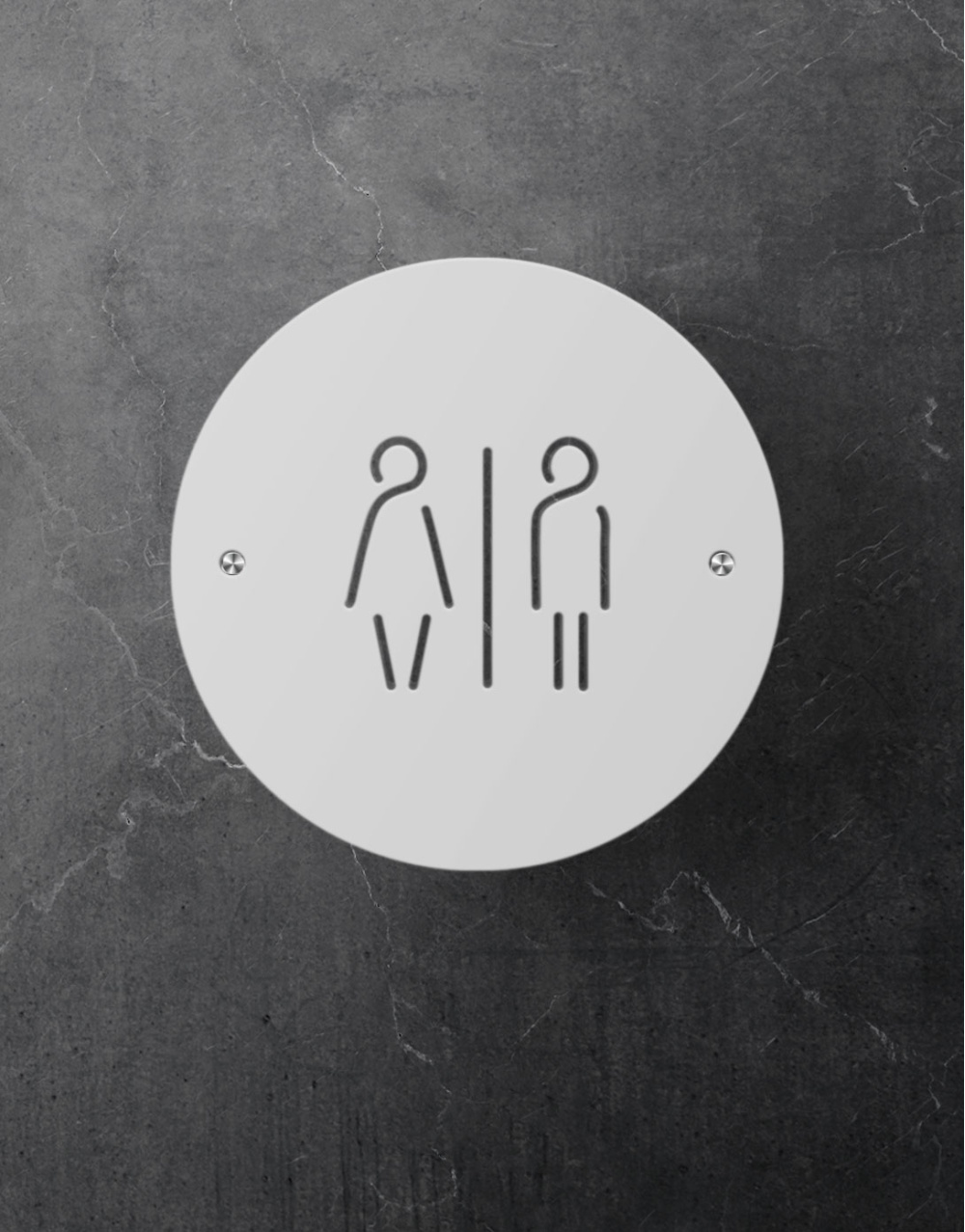 toilet-signs-abstarct-shape-malefemale-round-white