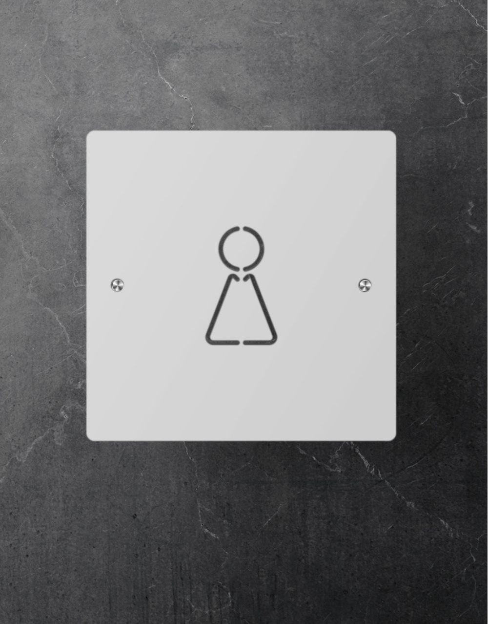 toilet-signs-traingular-female-square-white