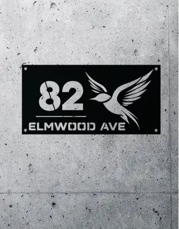 hummingbird-non-illuminated-house-number-sign