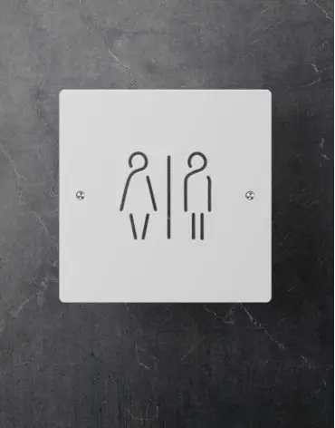 toilet-signs-abstarct-shape-malefemale-square-white