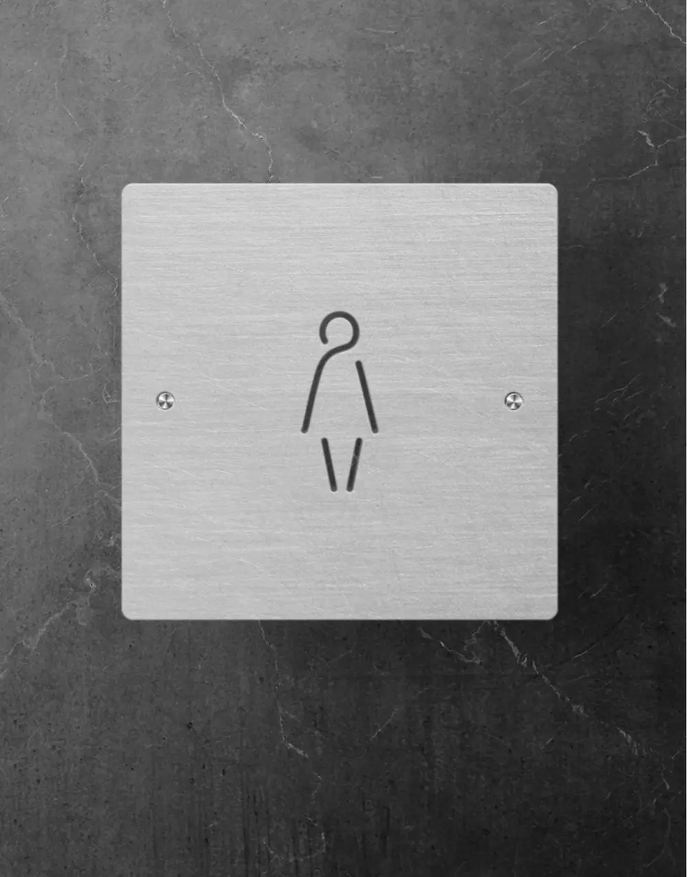 toilet-signs-abstarct-female-shape-square-brushed-aluminium_832325482