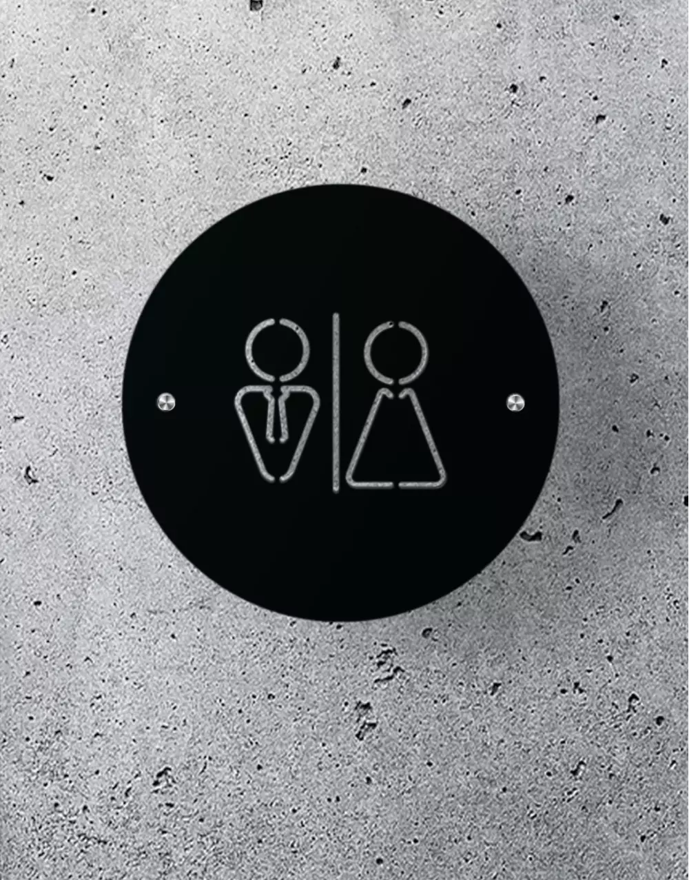 toilet-signs-traingular-malefemalee-round-black